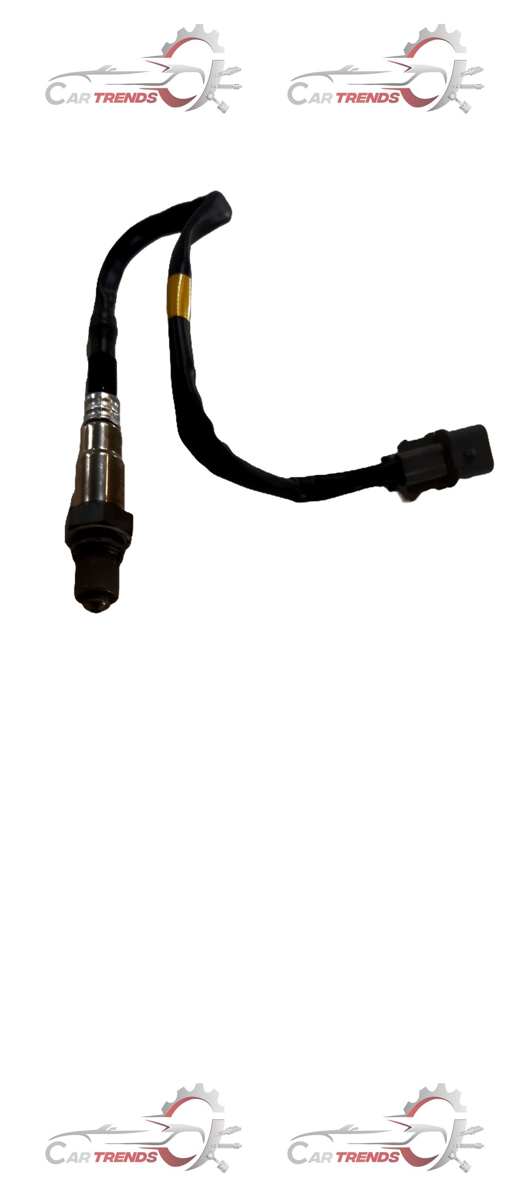 Hyundai Elantra Fluidic oxygen sensor for spare parts, showing the metal sensor with wiring connector in a detailed view.
