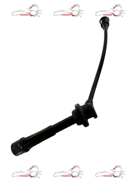 Maruti Suzuki high tension cord set for Maruti 800 engine, featuring multiple black rubber ignition wires arranged in a set.