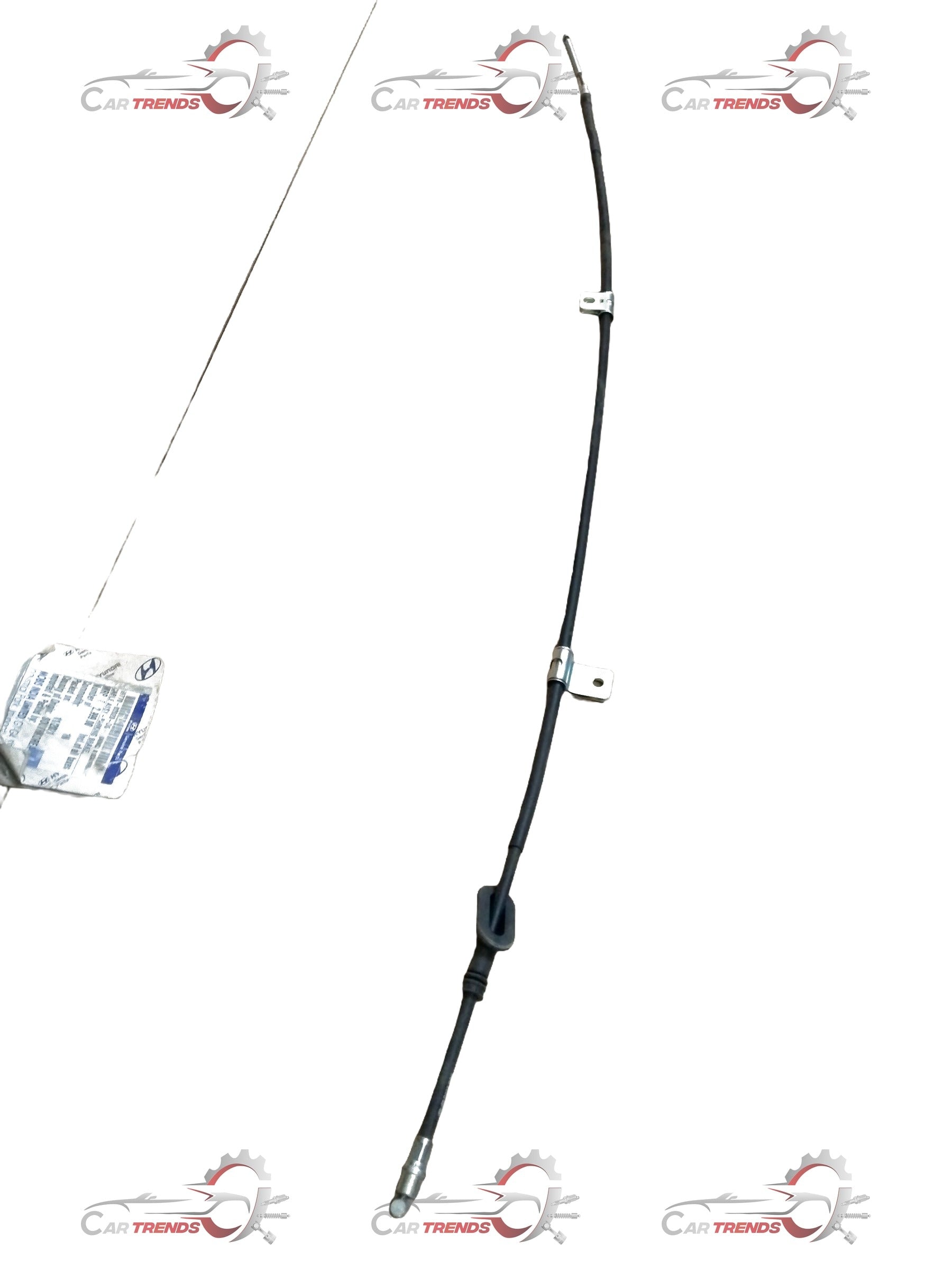 Hyundai parking brake cable assembly for Santro, i10, Accent, Eon, right side, spare parts component.