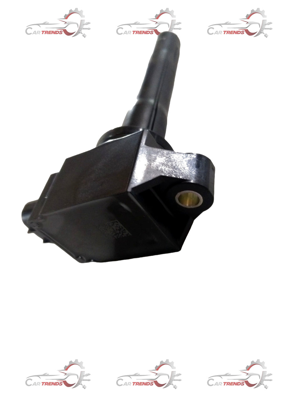 Maruti Suzuki coil ignition assembly EECO model, showing the black electrical coil with mounting points and wiring connections.