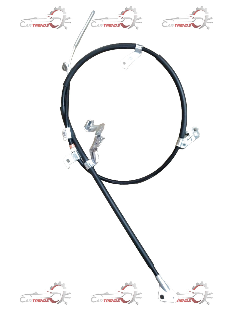 Maruti Suzuki Alto cable parking brake with right-hand side lever, showing close-up of the brake component.
