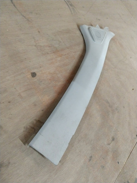 Upper right A-pillar trim for Tata Tiago and Tigor, CarTrends spare part, close-up view of the vehicle interior component.