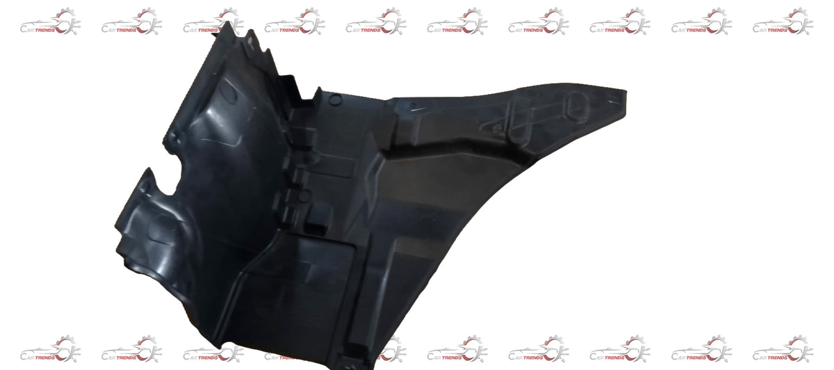 Maruti Suzuki engine cover under LH model, black plastic part with mounting points, designed for Maruti Suzuki vehicles.