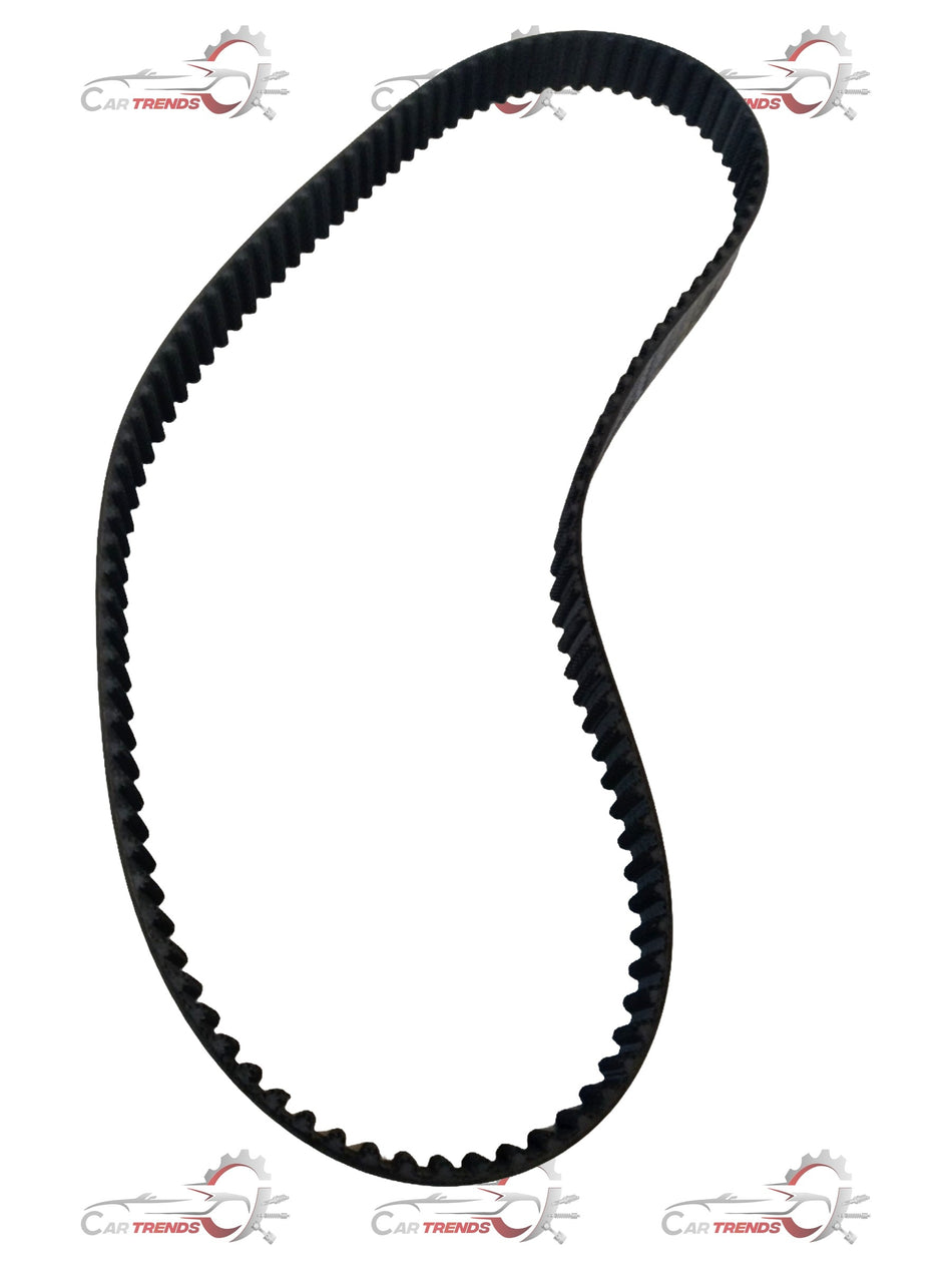TATA Nano engine timing belt, spare parts, black rubber component with teeth, designed for precise timing in vehicle engine.