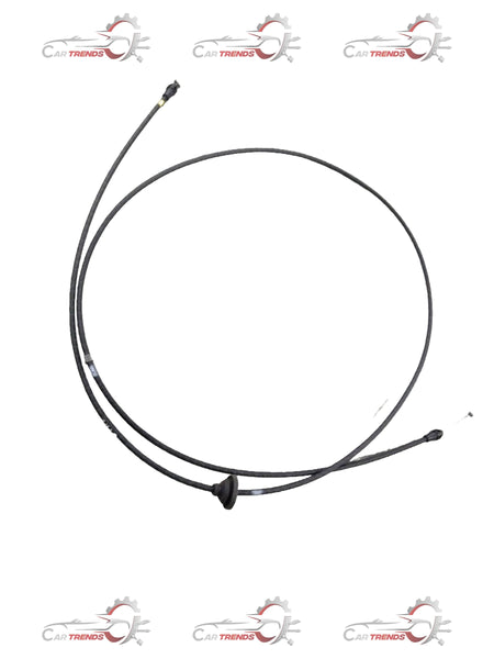 CarTrends Chevrolet Captiva hood primary latch release cable assembly, showing the black cable with connector end and latch mechanism.