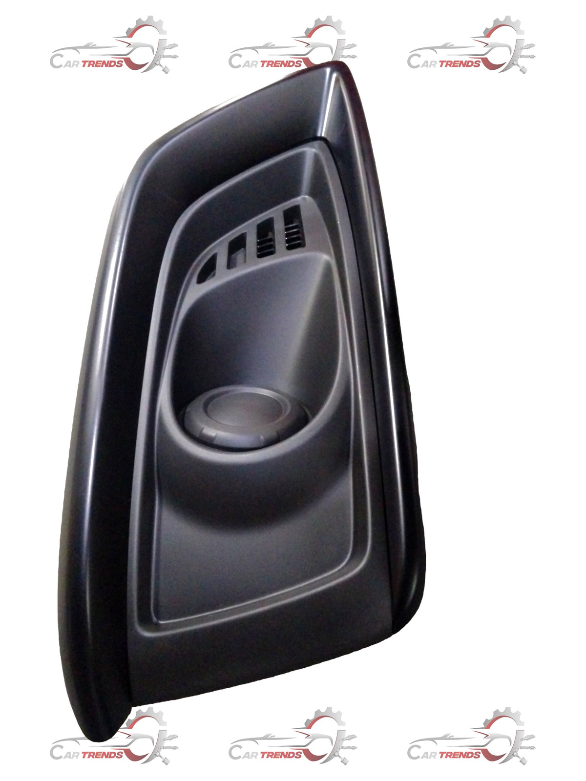 Front fog lamp bezel for Maruti Suzuki vehicle, left side, showing the black plastic frame and mounting surface.