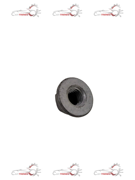 Front view of General Motors Chevrolet Captiva nut stabilizer shaft link, part number J94515501, showing connection points and metal components.