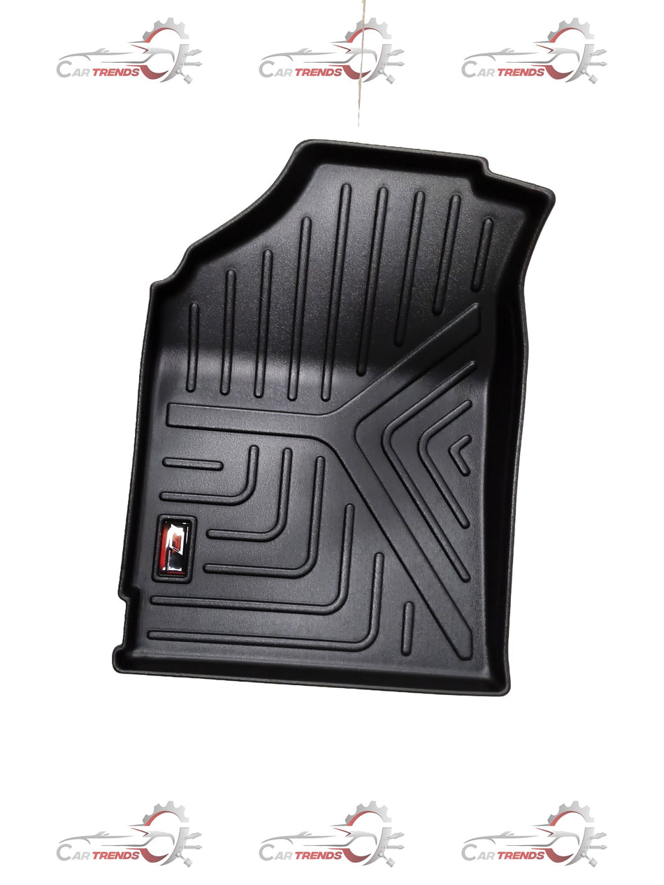 Gfx Lifelong Mats Creta 2024 Onwards floor mat in black with textured surface, designed for vehicle interior protection.