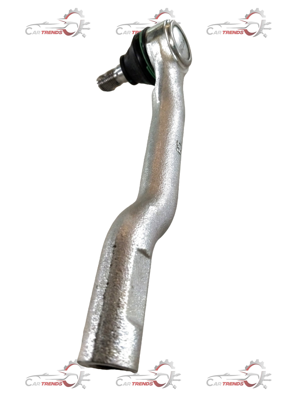 CarTrends right side steering end Ecco spare part with metal components and mounting points, close-up view.