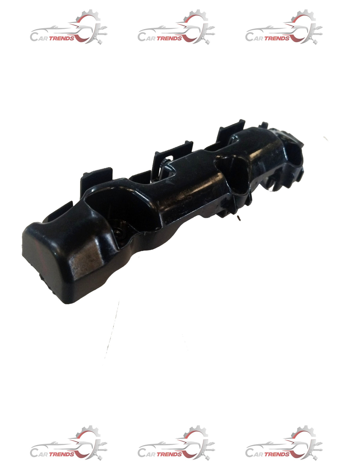 Tata Tiago diesel front left bumper bracket by CarTrends, showing the metallic mounting component for vehicle bumper support.