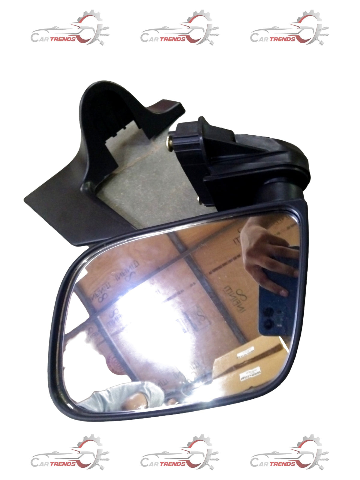 CarTrends Wagon R Type 5 K Series outside rear view mirror showing reflective glass and mounting bracket for vehicle side mirror.