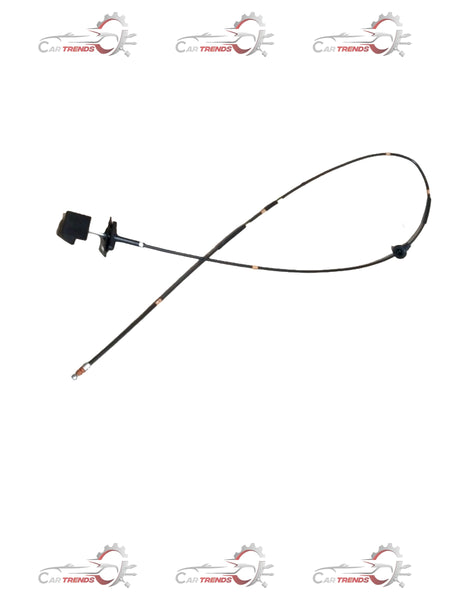 Maruti Suzuki cable component for hood latch release, showing the detailed metal and plastic parts of the latch mechanism.