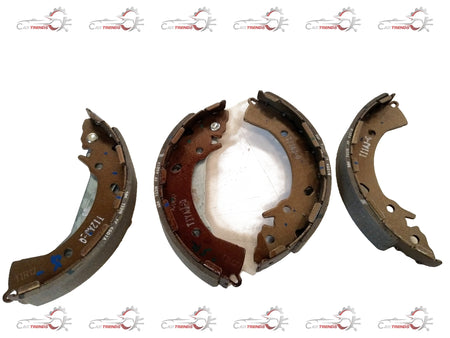 CarTrends brake shoe spare part for Venue, showing the metal brake shoe with friction lining for vehicle braking system.