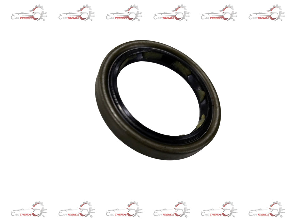 General Motors oil seal for Chevrolet Tavera, showing a close-up view of the black rubber seal with metal backing.