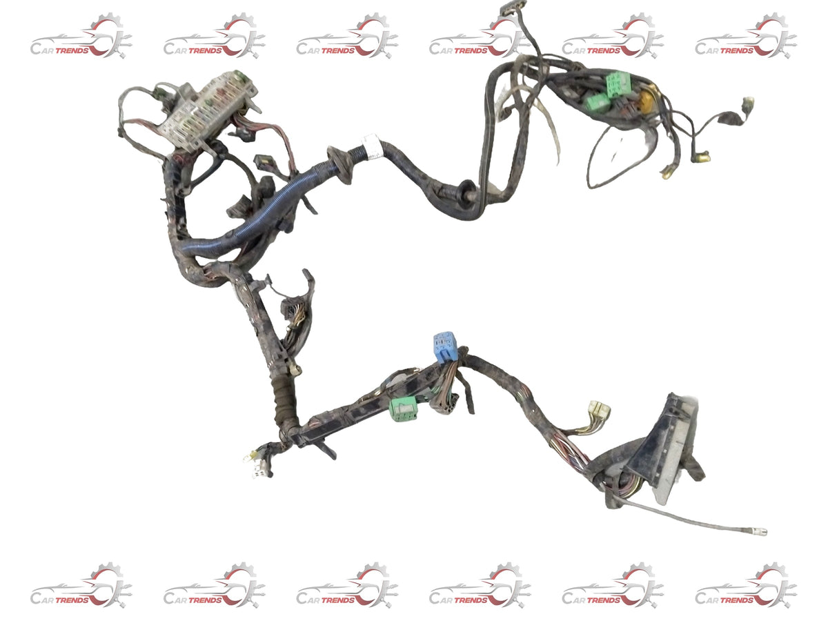 CarTrends Opel Corsa harness assembly instrument panel wiring showing connectors and wiring harness for dashboard installation.