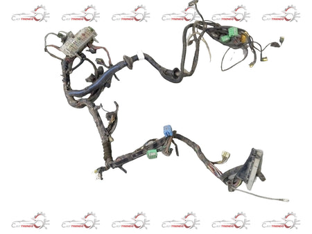 CarTrends Opel Corsa harness assembly instrument panel wiring showing connectors and wiring harness for dashboard installation.