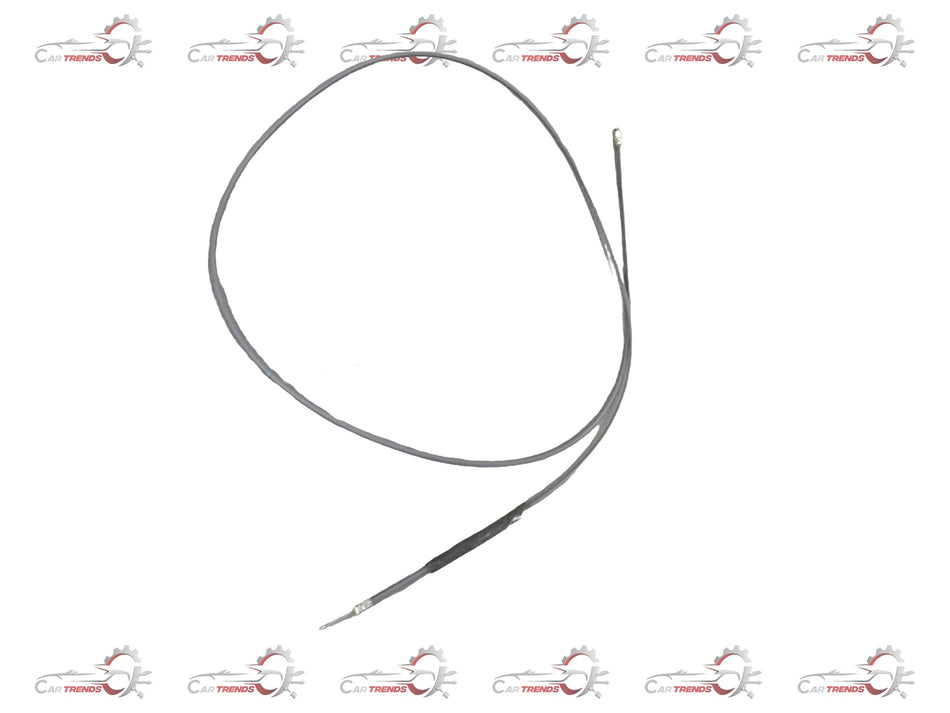 General Motors Chevrolet Aveo fuel filler cable, showing the black plastic connector and metal components of the fuel tank connection.