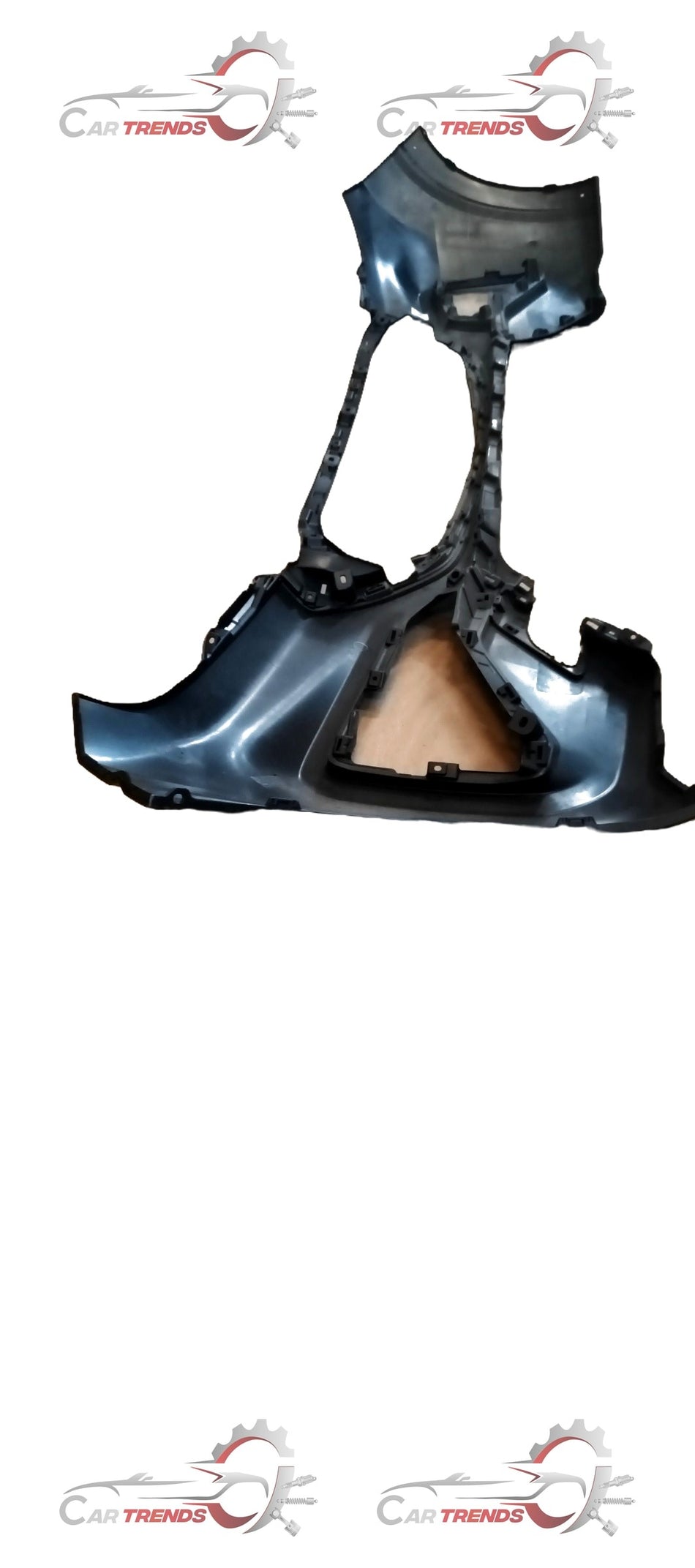 Front bumper for Maruti Invicto by CarTrends, showing the sleek, durable design with mounting points and a smooth surface.