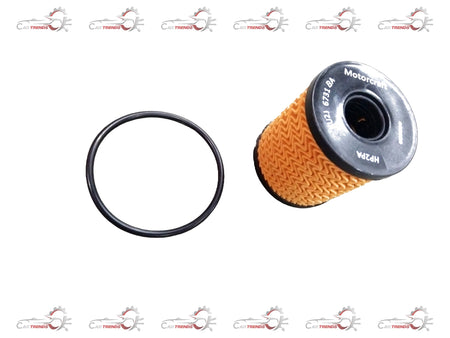 Ford EcoSport oil filter #KU2Z6731B, new replacement part with metal casing and filter element, designed for engine oil filtration.