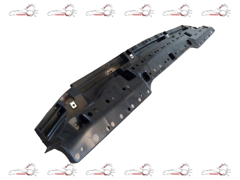 Maruti Suzuki absorber bumper lower part, model 72460M72S00, showing the black plastic component with mounting points.