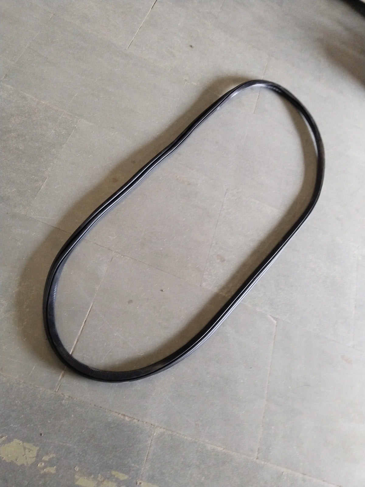 CarTrends Skoda Kushaq door seal, side view showing the black rubber weatherstrip for door insulation.