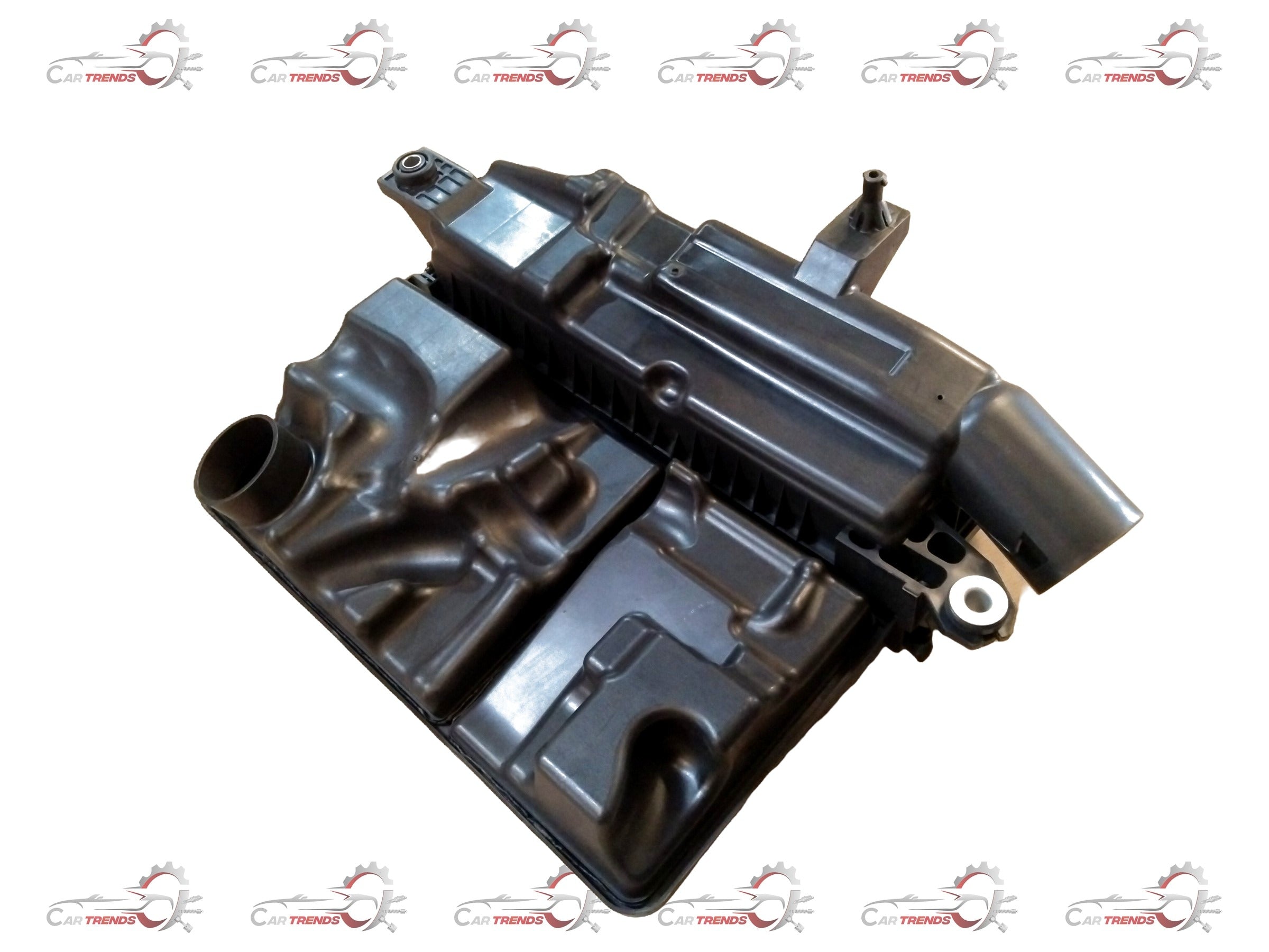 Hyundai air cleaner assembly for Grand i10 petrol engine, showing the filter and plastic housing component.