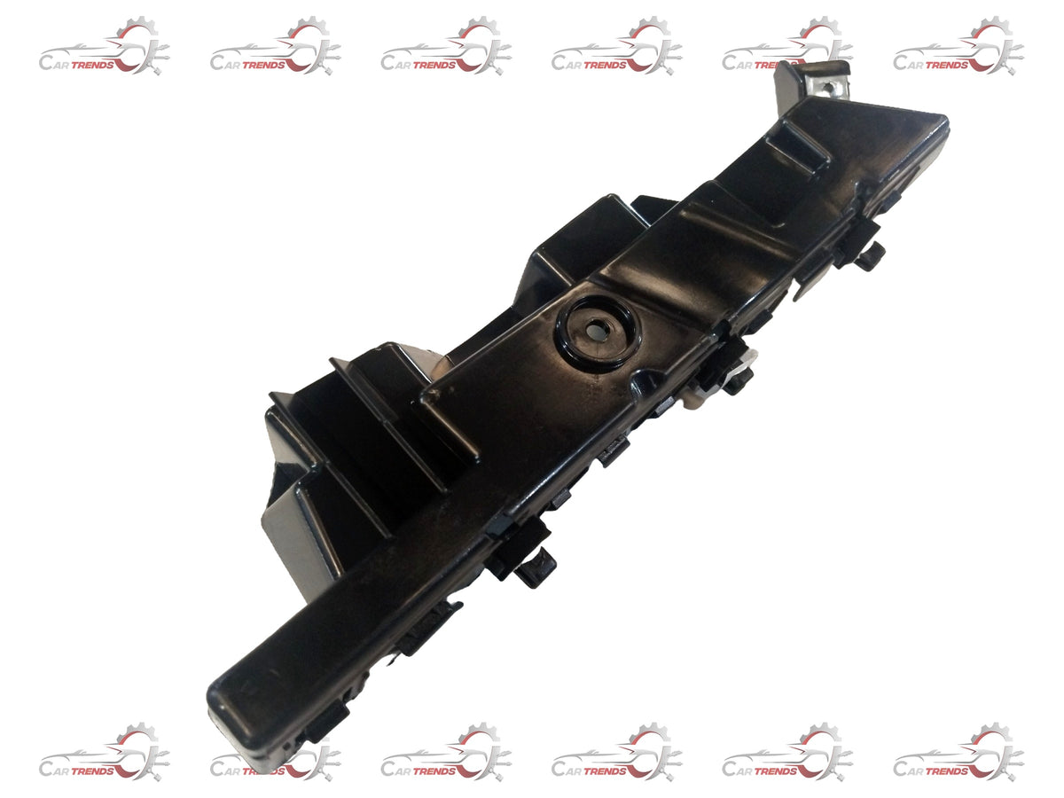 Front left bumper bracket for Tata Punch by CarTrends, showing the sturdy metal component with mounting points.