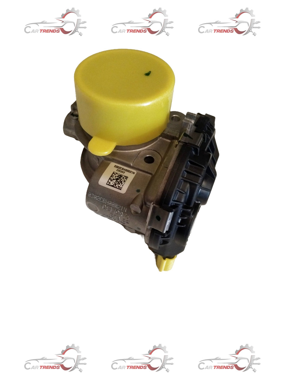 CarTrends throttle body for Mahindra XUV700, showing a close-up view of the metallic component with connector ports and mounting points.