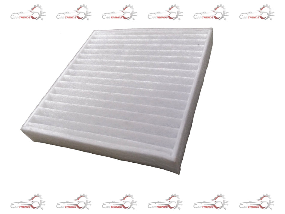 CarTrends Celerio Type 2 AC filter showing a rectangular filter with pleated design for vehicle air conditioning.