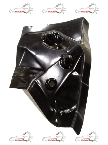 Rear right side inner extension for Chevrolet Aveo, showing the metal component with mounting points and a smooth finish.