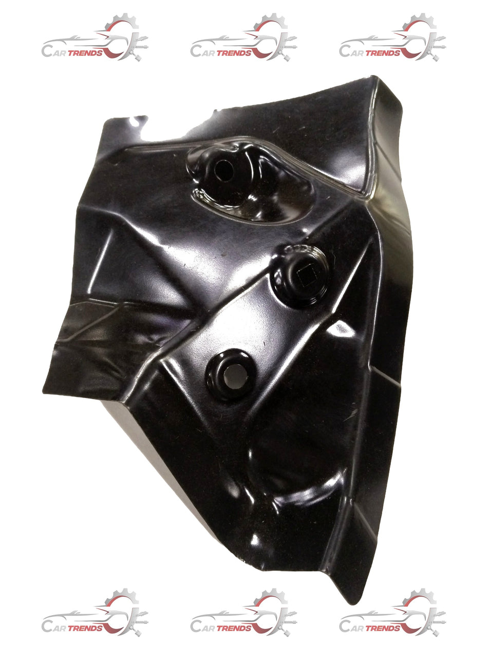 Rear right side inner extension for Chevrolet Aveo, showing the metal component with mounting points and a smooth finish.