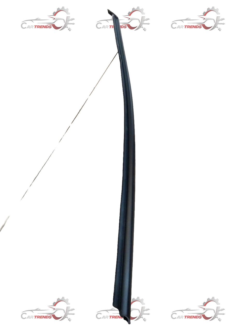 Maruti Suzuki front door weatherstrip out LH, model 83821M74L01, shown in the image, fits the front left side of the vehicle.