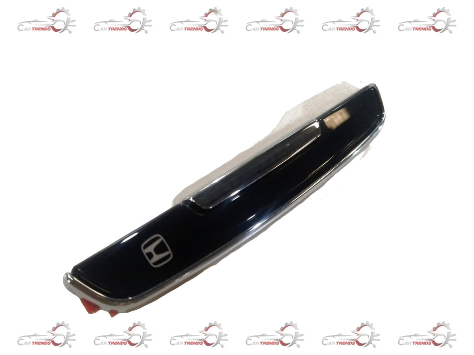 Honda Brio/Amze door edge garnish protector, type #08P23TSV700, shown installed on vehicle door edge in close-up view.