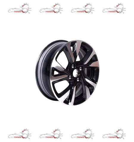 Maruti Suzuki alloy wheel with 15x5.5 inch wheel size and heel compartment design, featuring a silver finish and multi-spoke pattern.