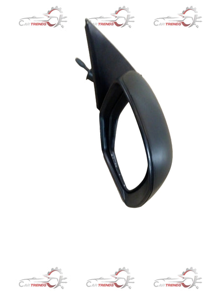 Maruti Suzuki mirror for Swift and Dzire, right side, showing the reflective glass and black plastic frame.