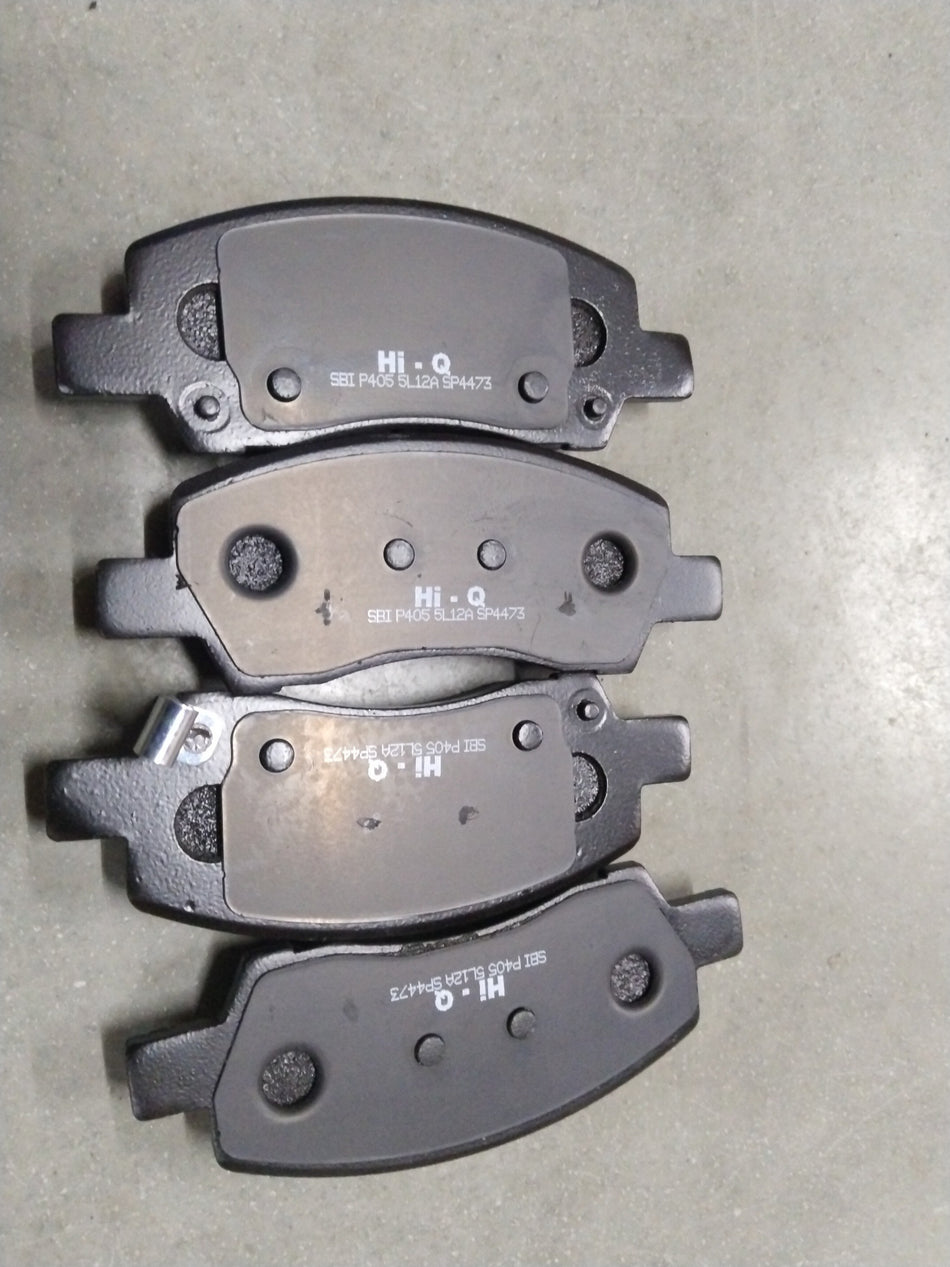 Front brake pad for Hyundai Venue and Kia Sonet by CarTrends, showing the metal backing and friction material.