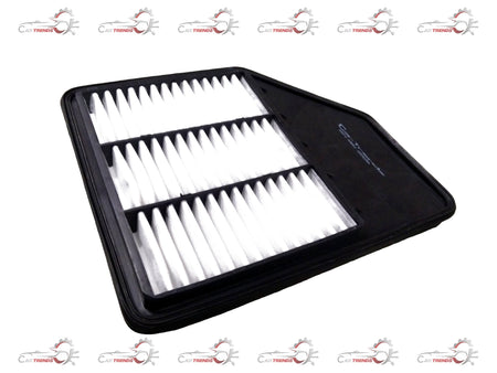 CarTrends Air Filter for Celerio New Model, rectangular filter with pleated paper media and plastic frame, designed for engine air intake.