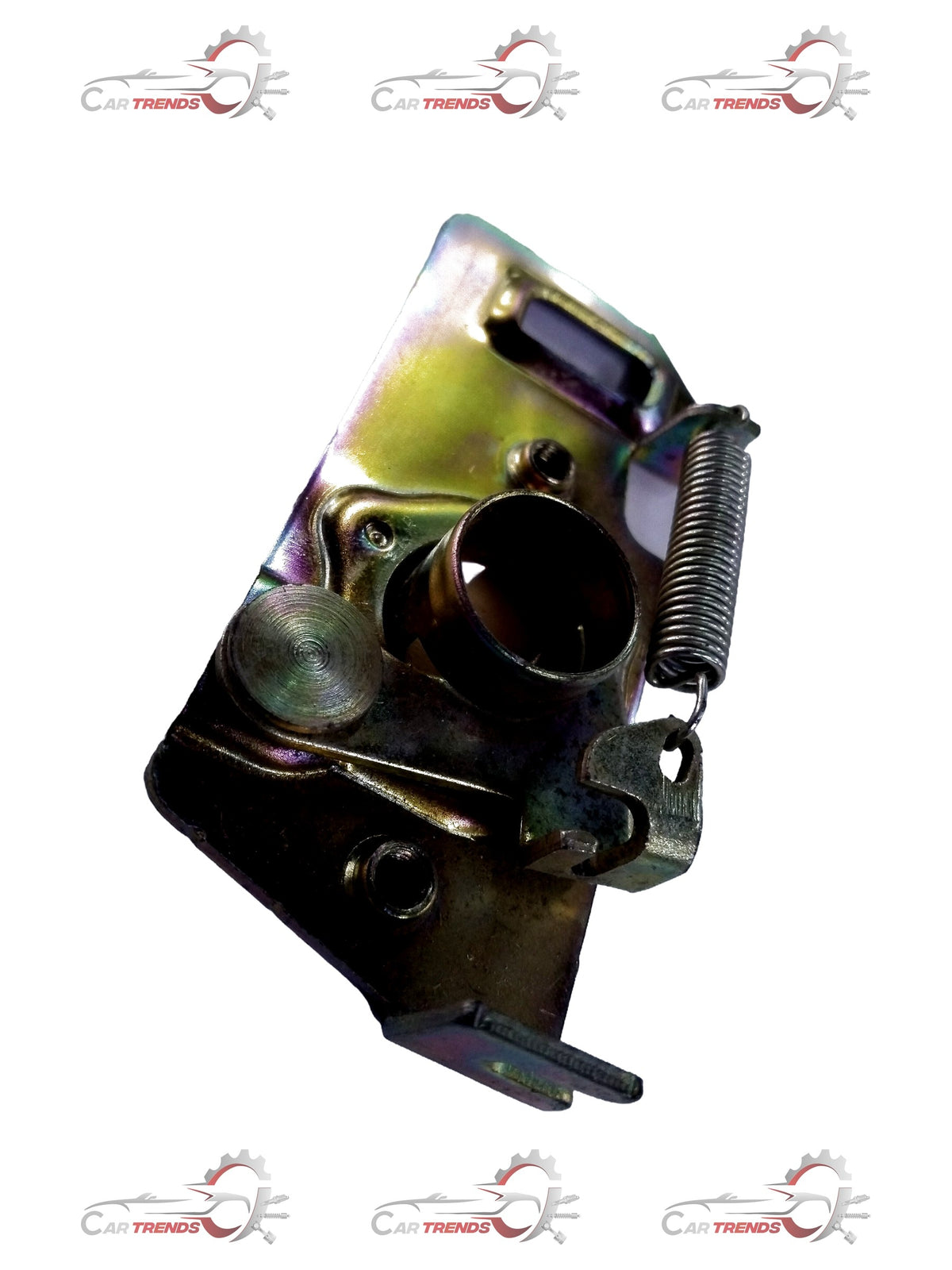 General Motors latch hood primary for Chevrolet Enjoy, showing the black hood latch mechanism with metal components.