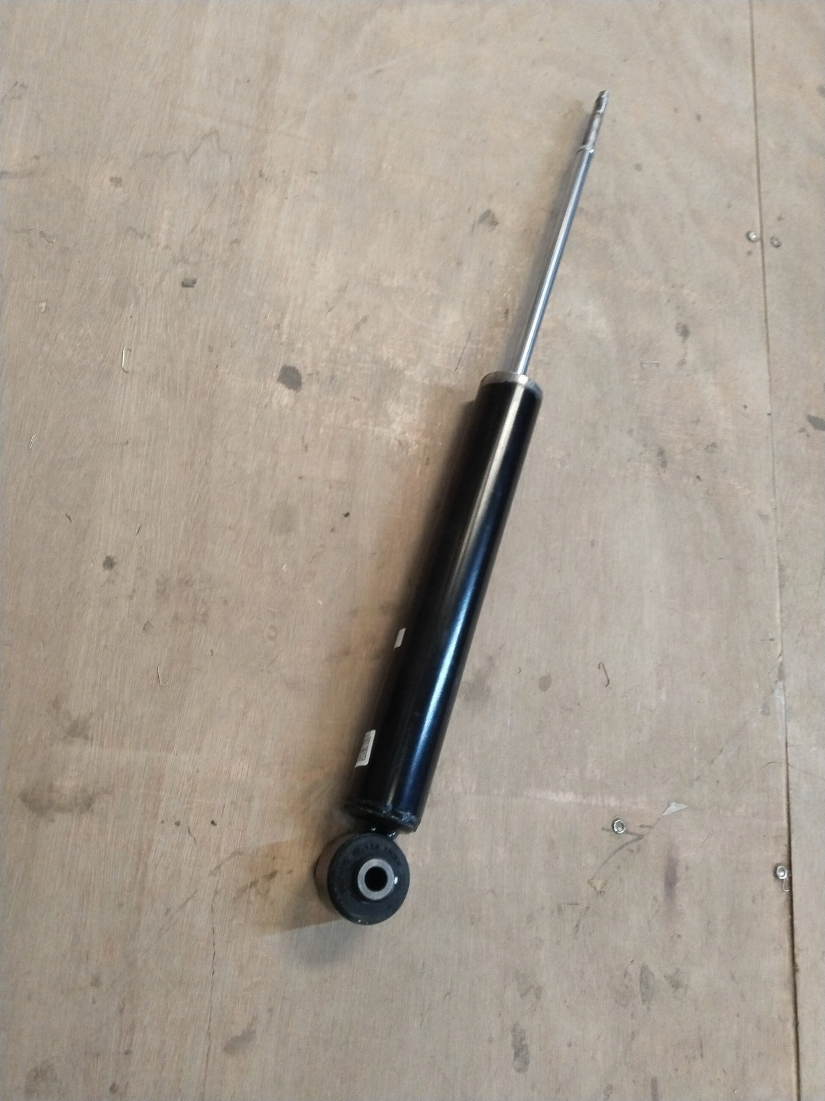 Hyundai Creta and Alcazar rear shock absorber, part #55307BV000, showing the black metal component in a close-up image.