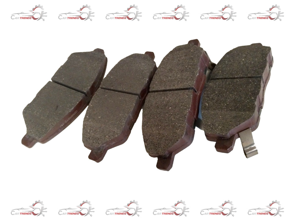 CarTrends Bolero kit pad assembly showing the brake pad and mounting components on a clean surface.