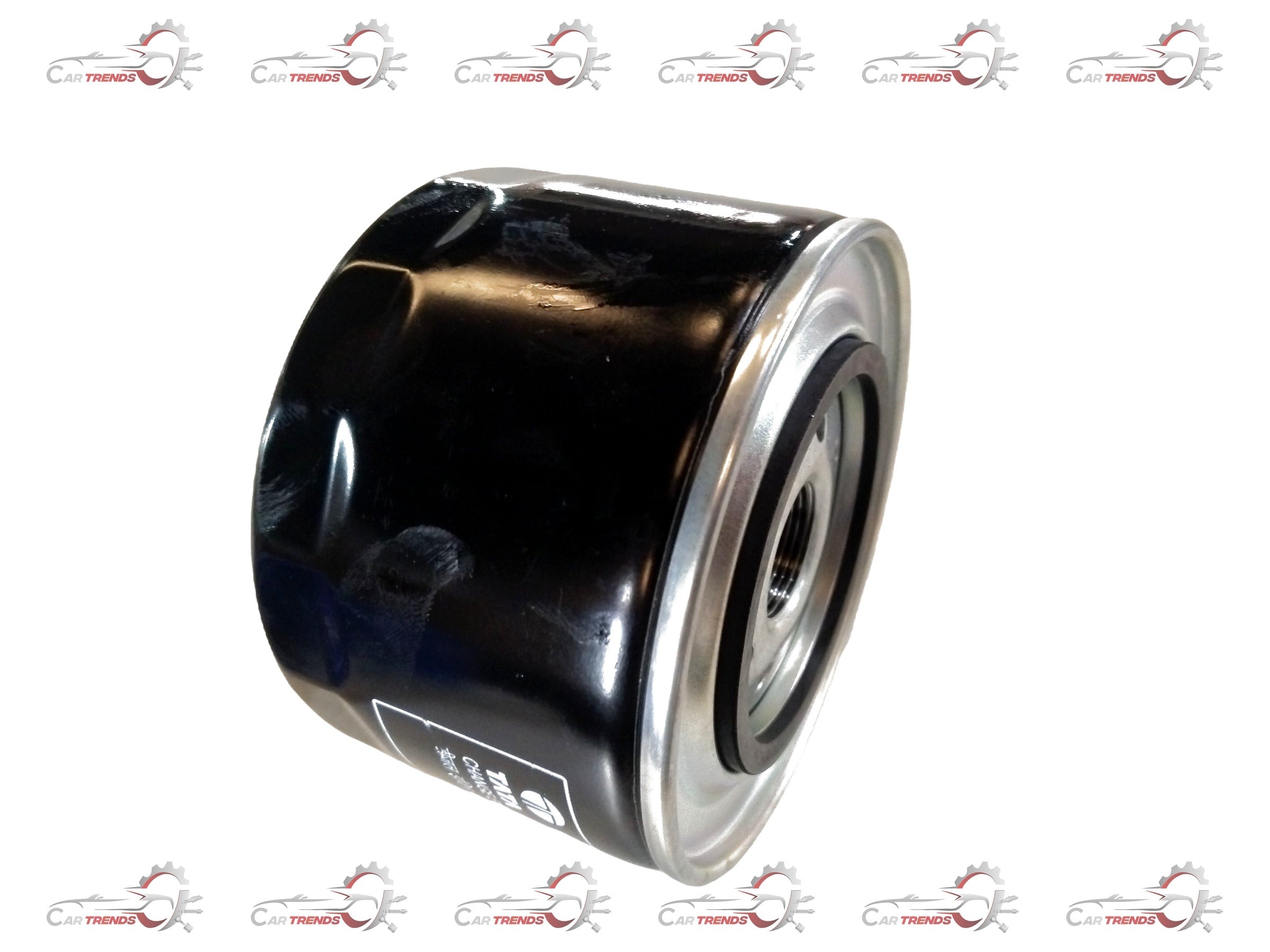 CarTrends shock absorber with metal coil spring and mounting ends, designed for vehicle suspension systems.