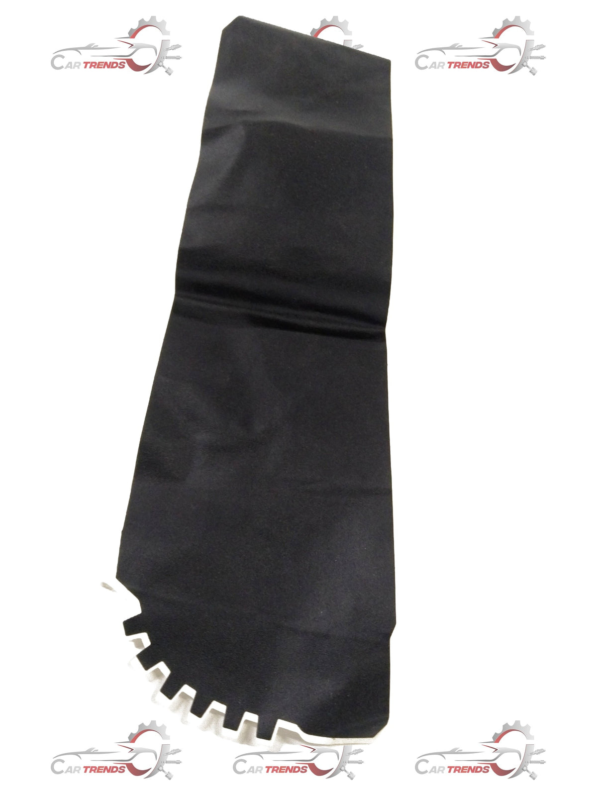 Black tape side door window frame blackout for Chevrolet Sail, rear side, made by General Motors, shown on the vehicle.