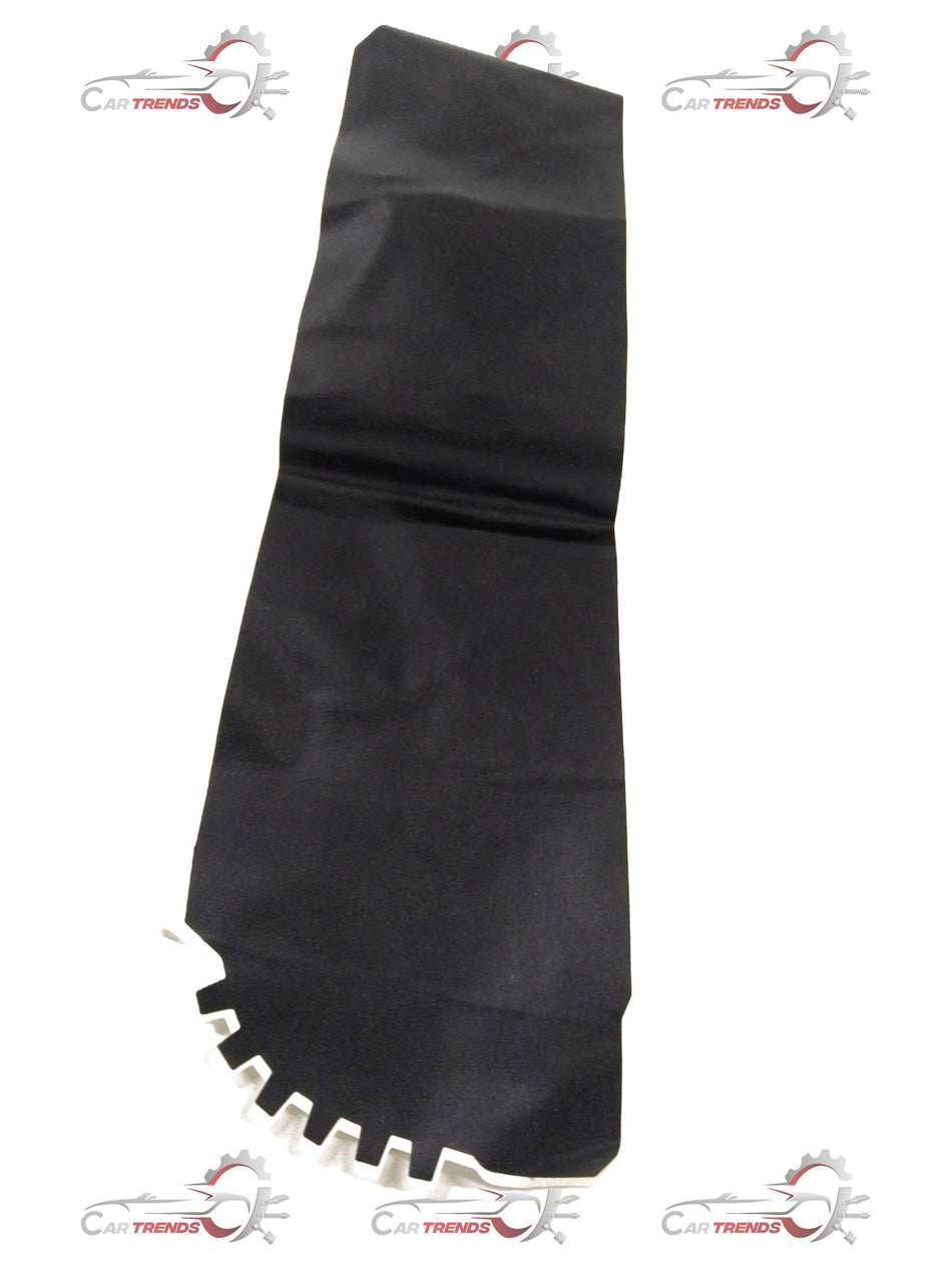 Black tape side door window frame blackout for Chevrolet Sail, rear side, made by General Motors, shown on the vehicle.