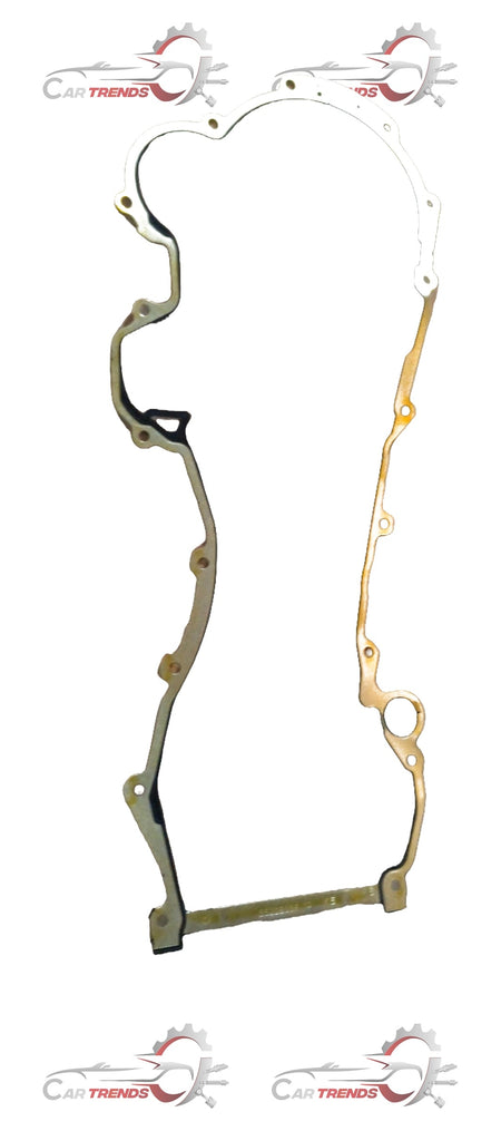 Maruti Suzuki gasket oil pump for Swift and Dzire models, showing the metallic oil pump gasket with mounting features.
