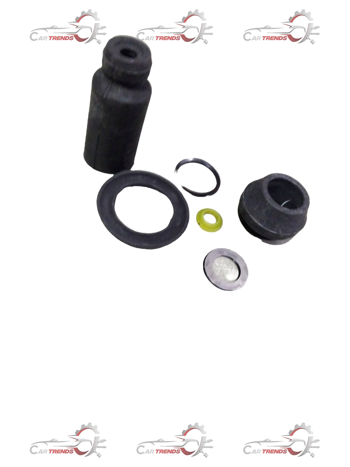 Maruti Suzuki Eeco strut kit with metal components and coil springs for suspension replacement, shown in the image.