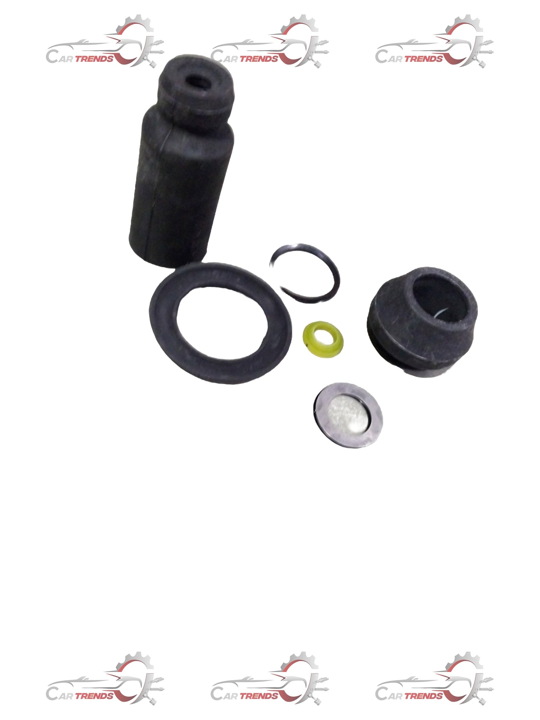 Maruti Suzuki Eeco strut kit with metal components and coil springs for suspension replacement, shown in the image.