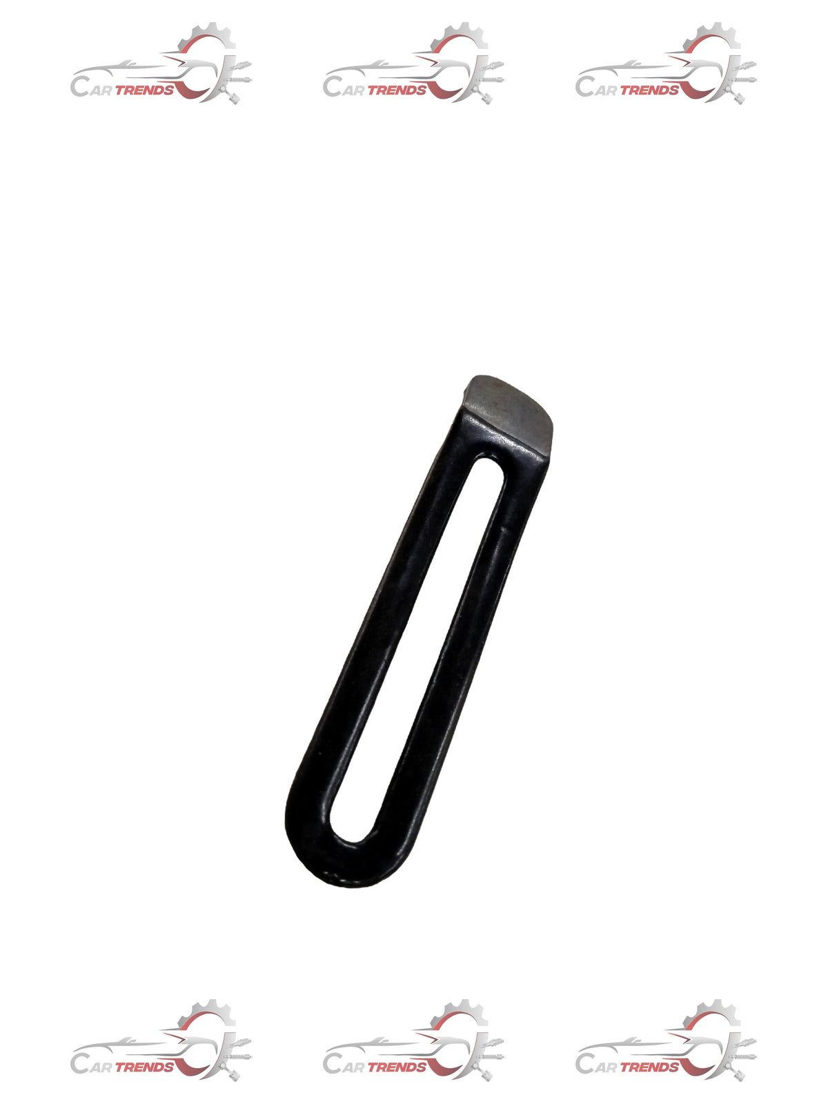 Chevrolet Tavera clip insulation spare part from CarTrends, showing a black plastic clip used for vehicle insulation and interior components.