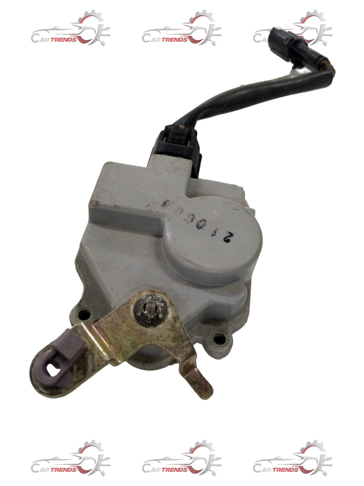 General Motors Chevrolet Tavera front right snap door lock control rod, metal component with mounting points and linkage.