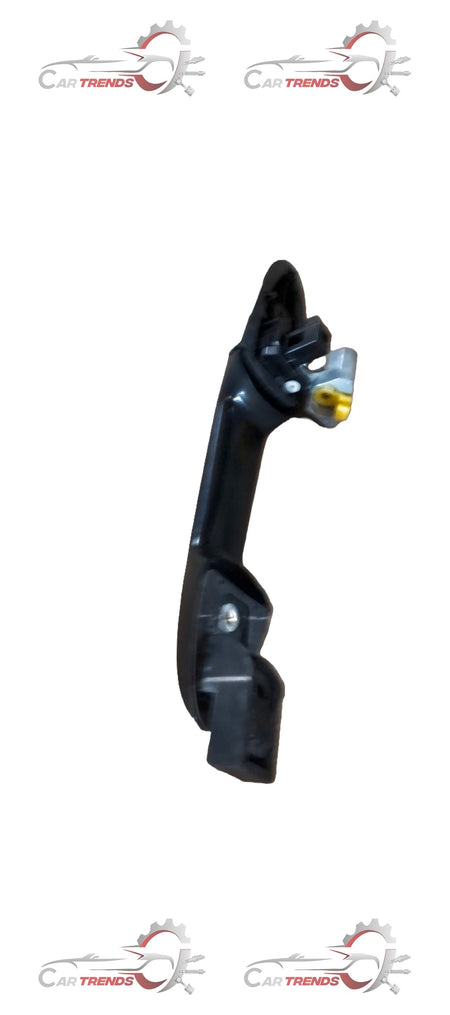 Honda City outside left rear door handle assembly component showing the black handle and mounting hardware.