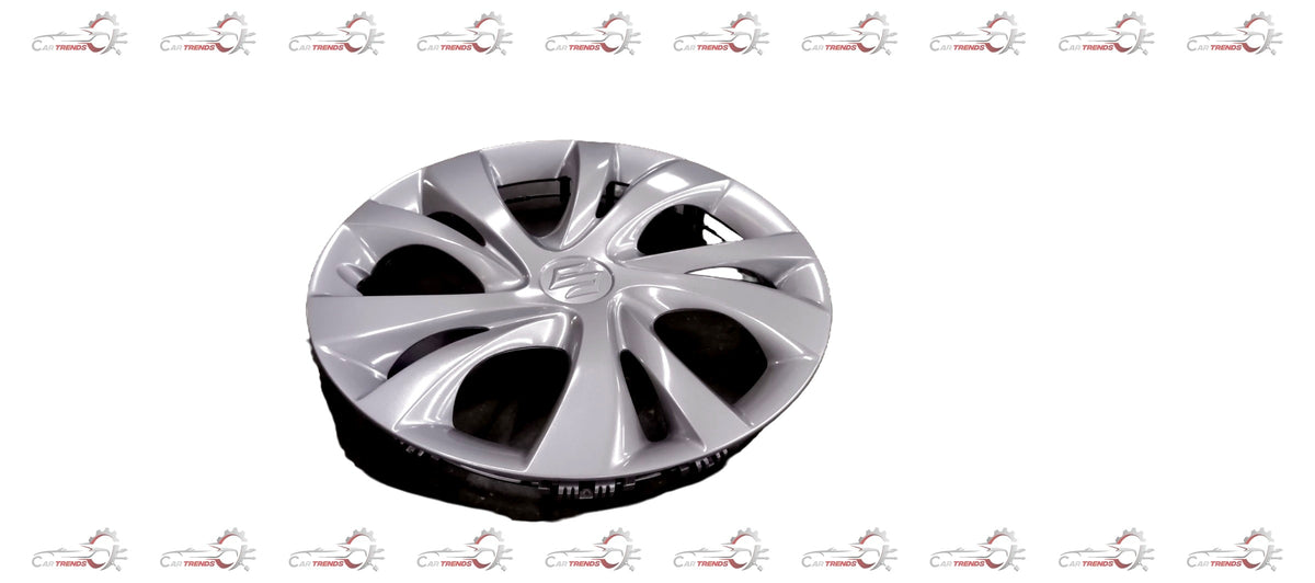 Maruti Suzuki full wheel cap assembly for Baleno and Ignis, showing the brand's wheel cover with logo design.